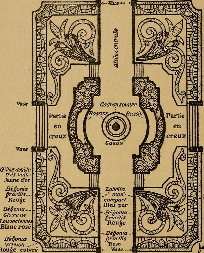 An illustration from Royal palaces and parks of France, 1910, leaf 55