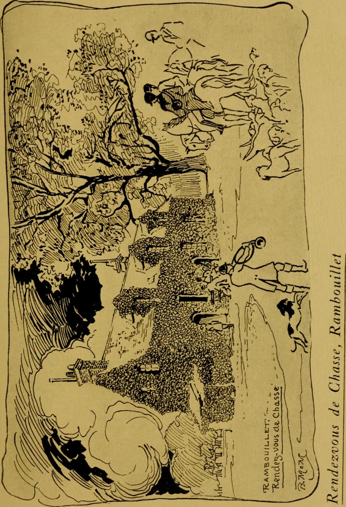 An illustration from Royal palaces and parks of France, 1910, leaf 92