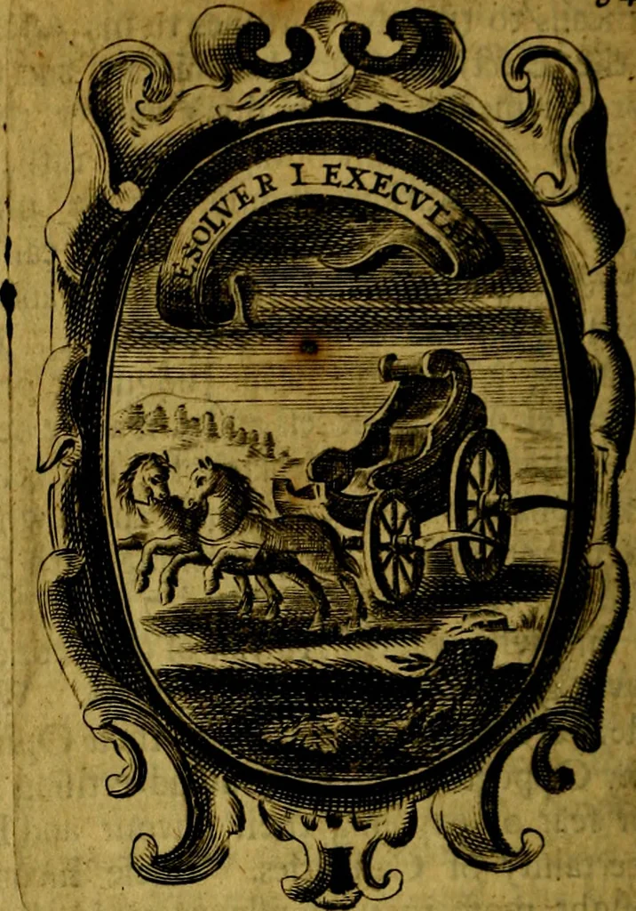 An illustration from The royal politician represented in one hundred emblems, 1700, leaf 119