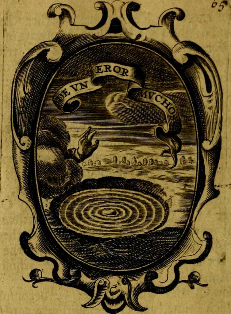 An illustration from The royal politician represented in one hundred emblems, 1700, leaf 123