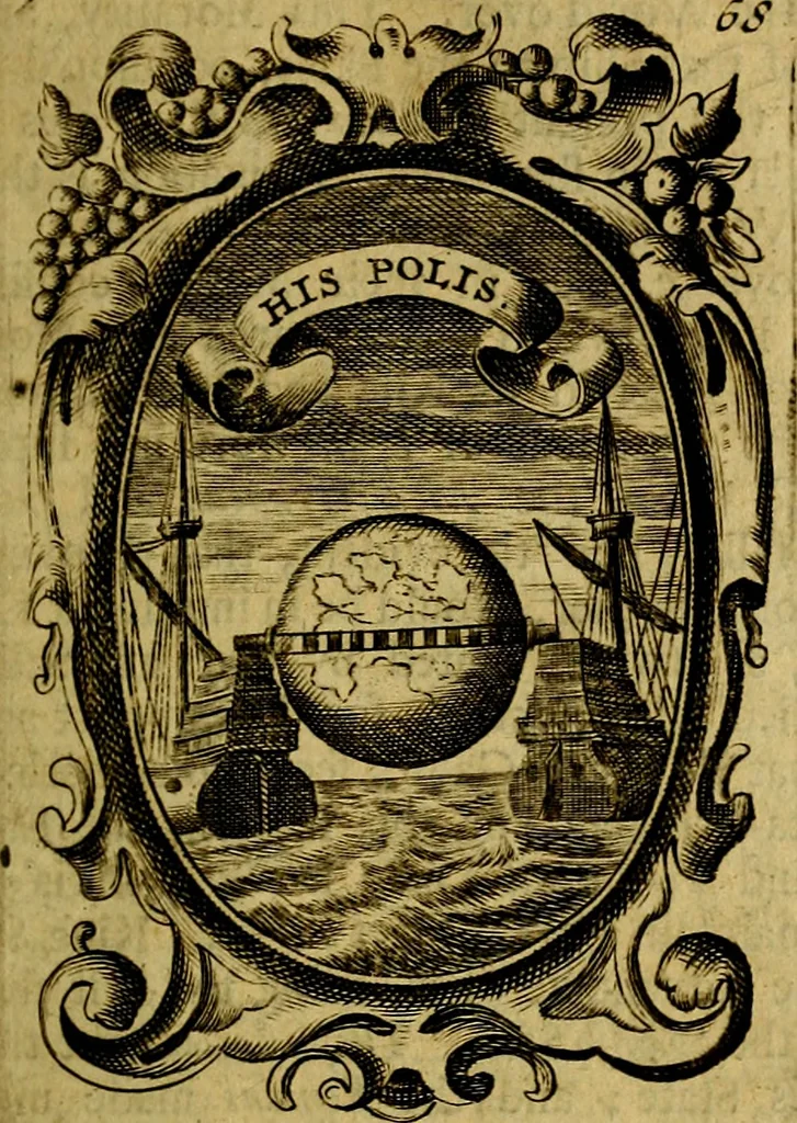 An illustration from The royal politician represented in one hundred emblems, 1700, leaf 148