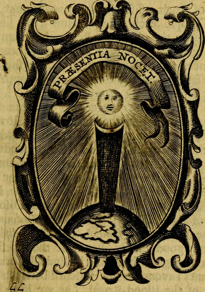 An illustration from The royal politician represented in one hundred emblems, 1700, leaf 212
