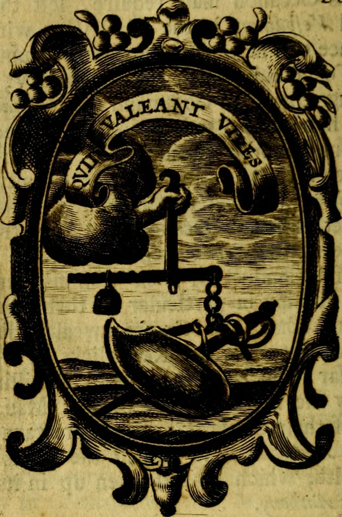An illustration from The royal politician represented in one hundred emblems, 1700, leaf 233