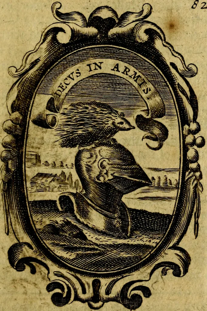 An illustration from The royal politician represented in one hundred emblems, 1700, leaf 246