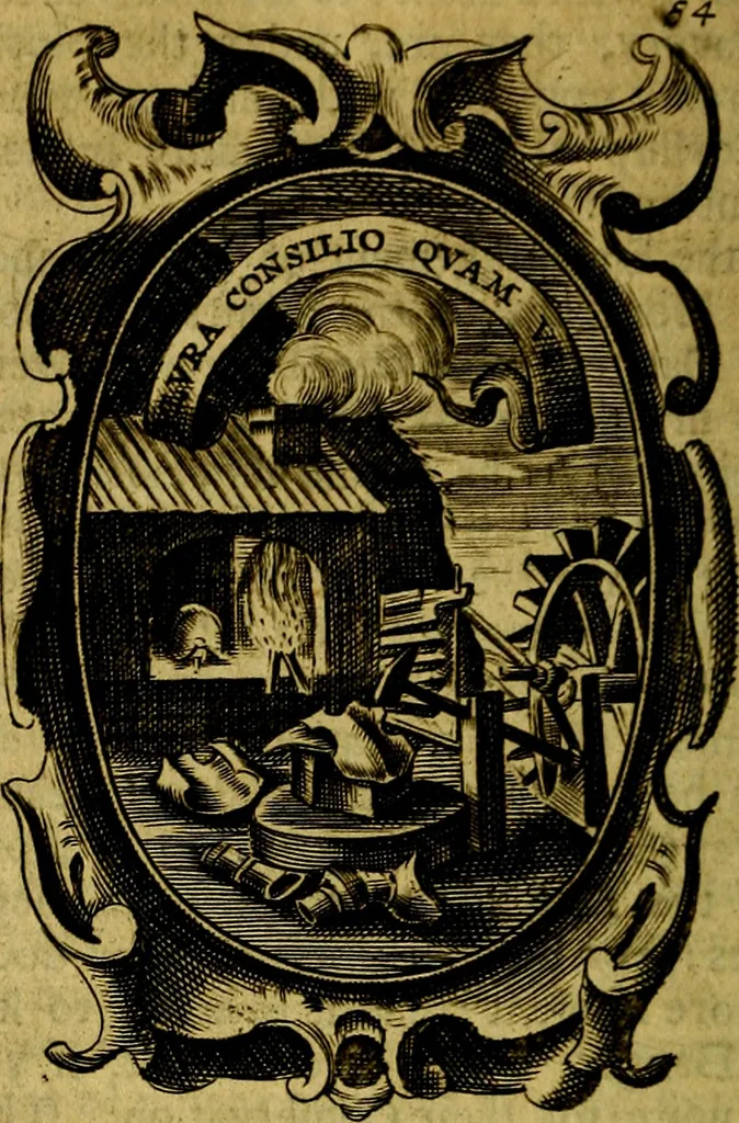 An illustration from The royal politician represented in one hundred emblems, 1700, leaf 261