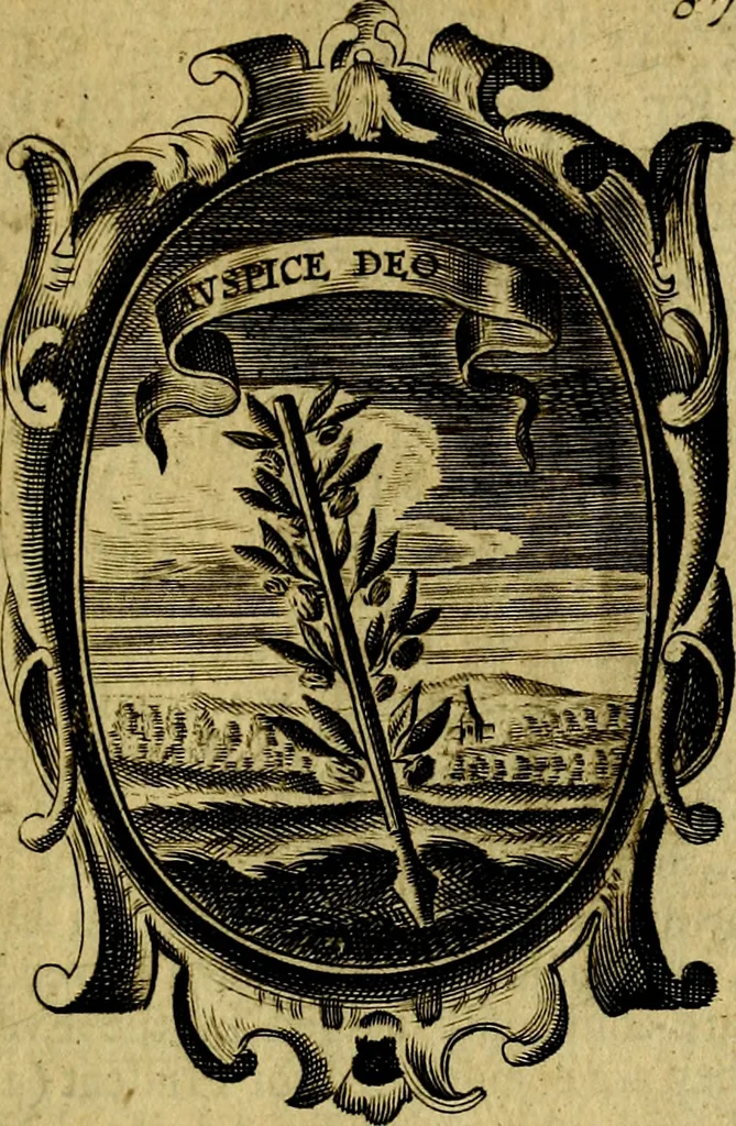 An illustration from The royal politician represented in one hundred emblems, 1700, leaf 278