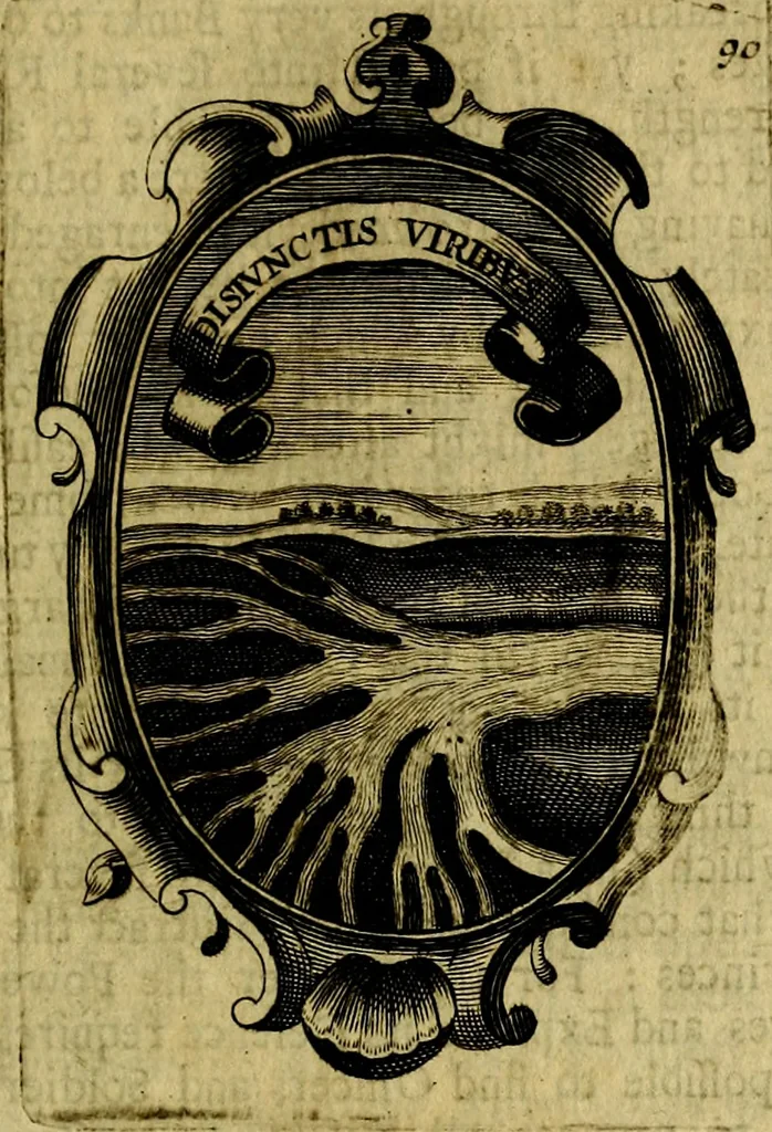 An illustration from The royal politician represented in one hundred emblems, 1700, leaf 296