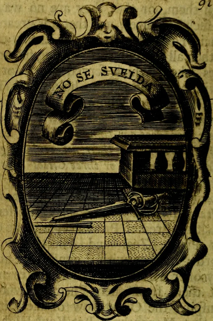 An illustration from The royal politician represented in one hundred emblems, 1700, leaf 301
