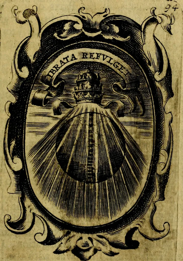 An illustration from The royal politician represented in one hundred emblems, 1700, leaf 318
