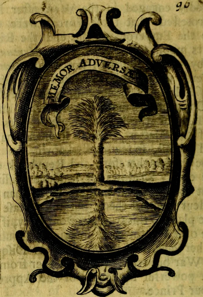 An illustration from The royal politician represented in one hundred emblems, 1700, leaf 337
