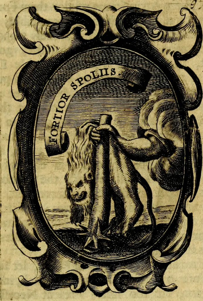 An illustration from The royal politician represented in one hundred emblems, 1700, leaf 346