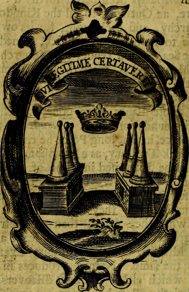 An illustration from The royal politician represented in one hundred emblems, 1700, leaf 363