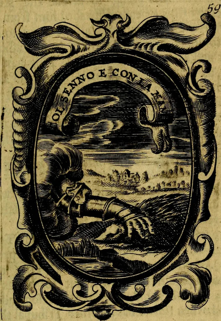 An illustration from The royal politician represented in one hundred emblems, 1700, leaf 72