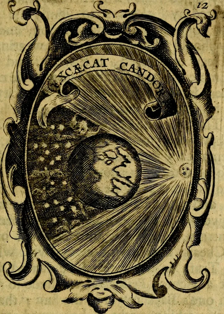 An illustration from The royal politician represented in one hundred emblems, 1700, leaf 112
