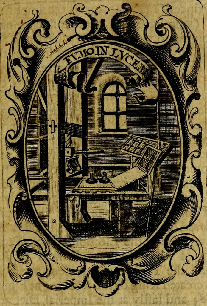 An illustration from The royal politician represented in one hundred emblems, 1700, leaf 12