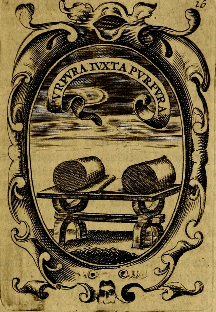An illustration from The royal politician represented in one hundred emblems, 1700, leaf 140