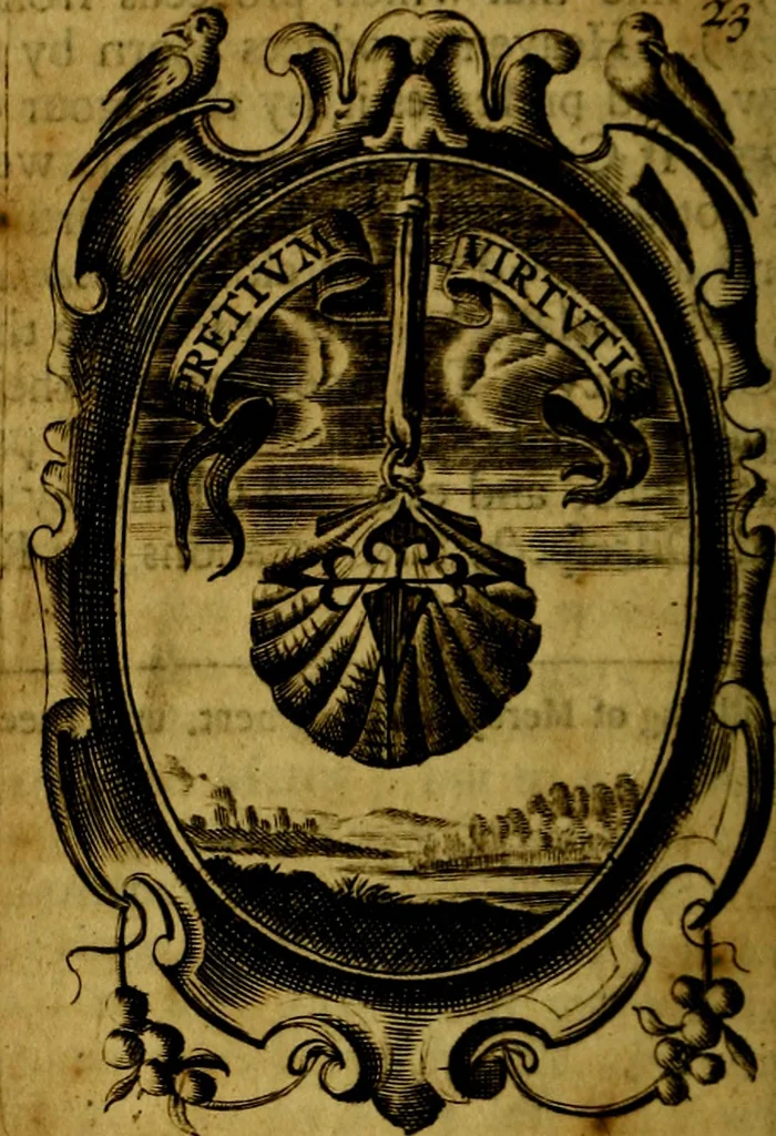 An illustration from The royal politician represented in one hundred emblems, 1700, leaf 195