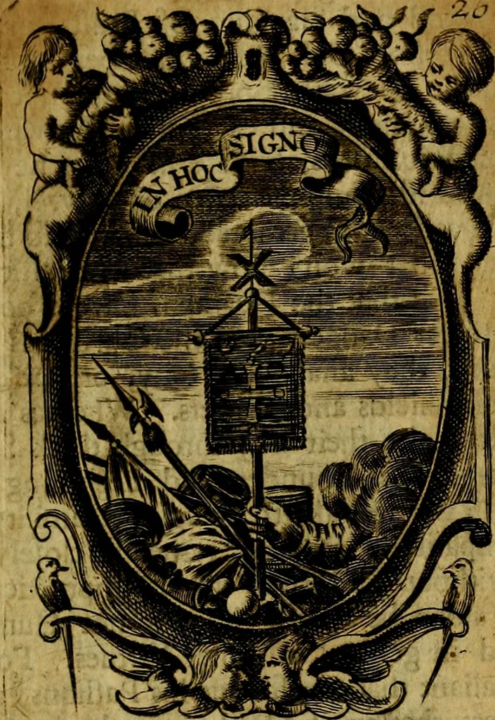 An illustration from The royal politician represented in one hundred emblems, 1700, leaf 214