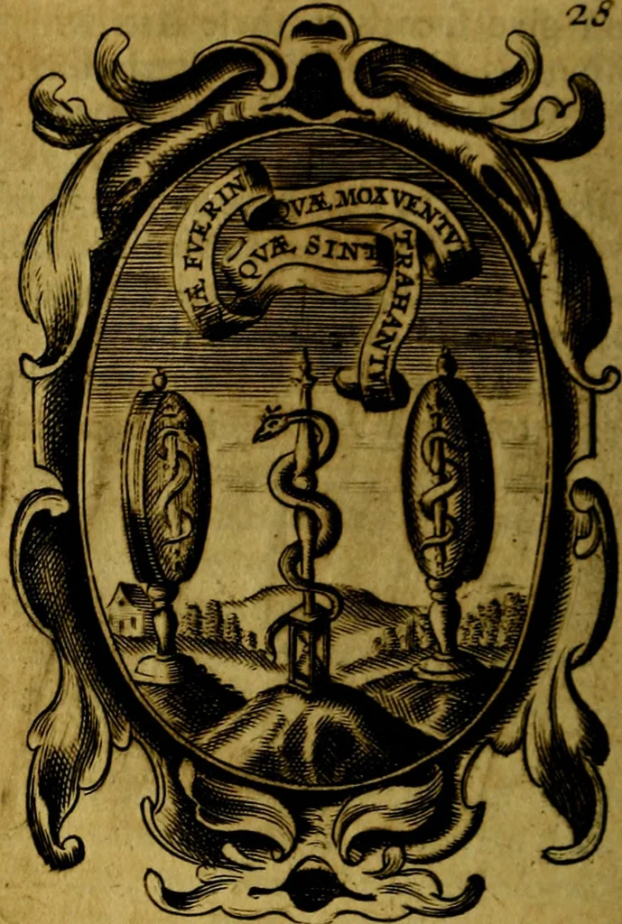An illustration from The royal politician represented in one hundred emblems, 1700, leaf 227