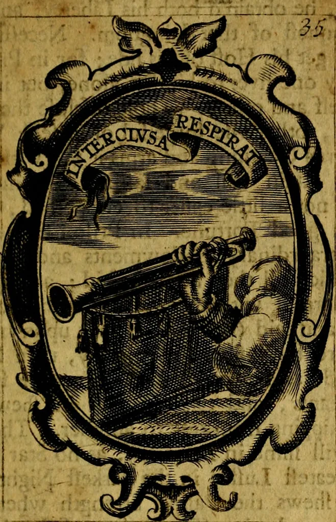 An illustration from The royal politician represented in one hundred emblems, 1700, leaf 280