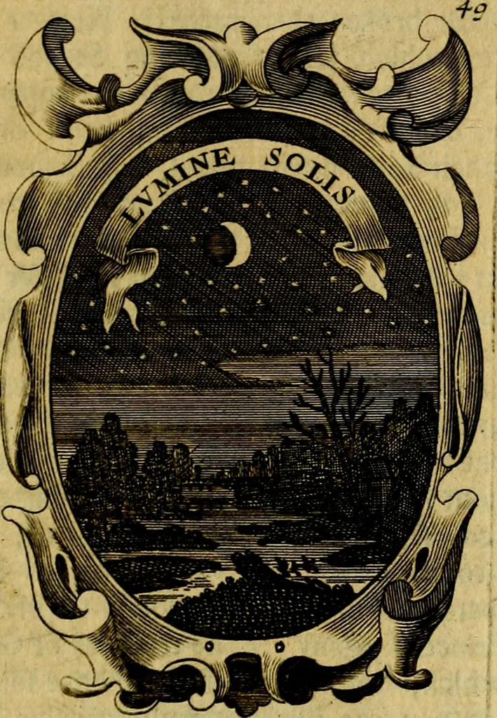 An illustration from The royal politician represented in one hundred emblems, 1700, leaf 374