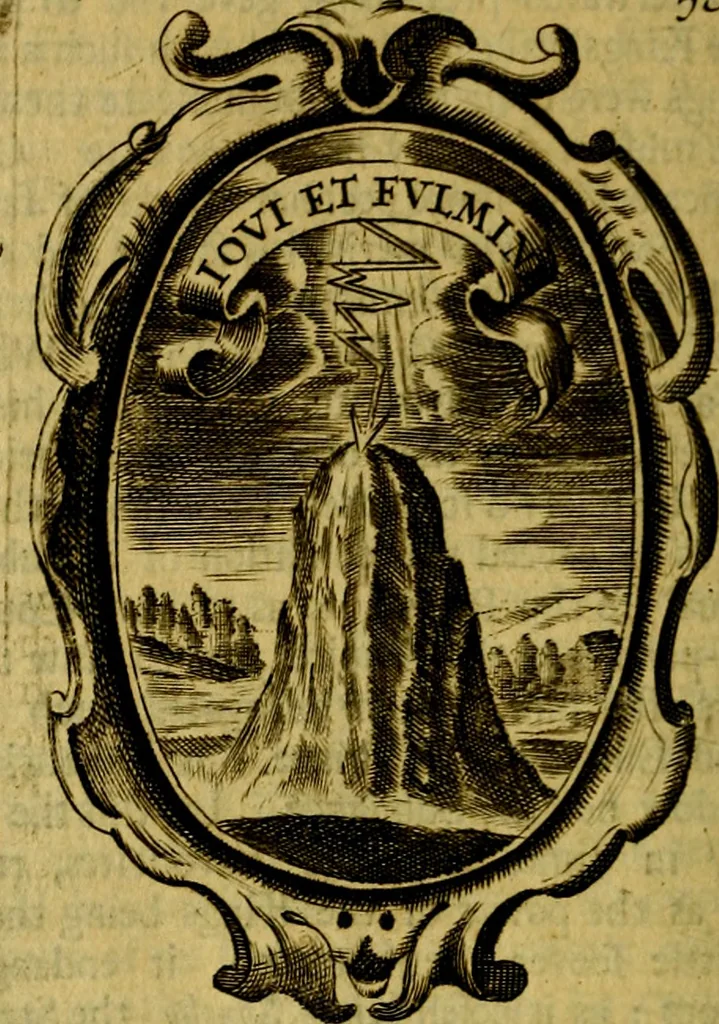 An illustration from The royal politician represented in one hundred emblems, 1700, leaf 381