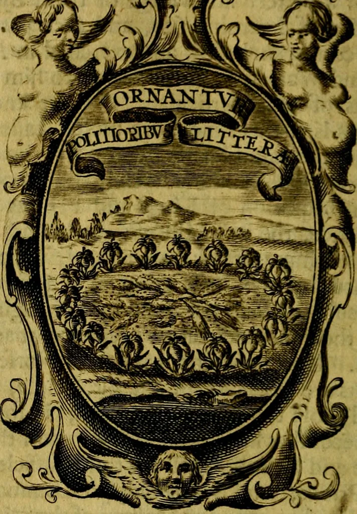 An illustration from The royal politician represented in one hundred emblems, 1700, leaf 63