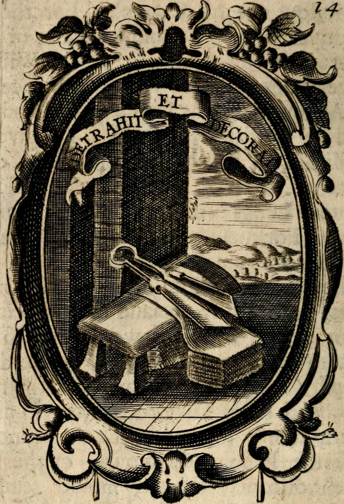 An illustration from The royal politician represented in one hundred emblems, 1700, leaf 129