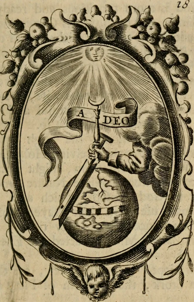 An illustration from The royal politician represented in one hundred emblems, 1700, leaf 152