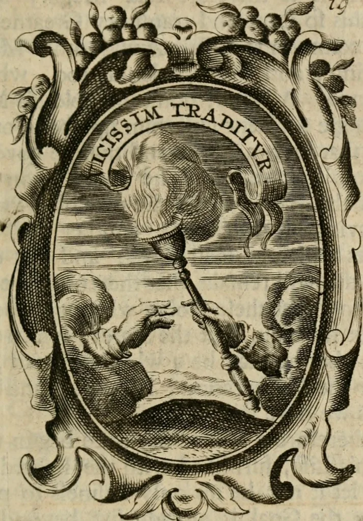 An illustration from The royal politician represented in one hundred emblems, 1700, leaf 164