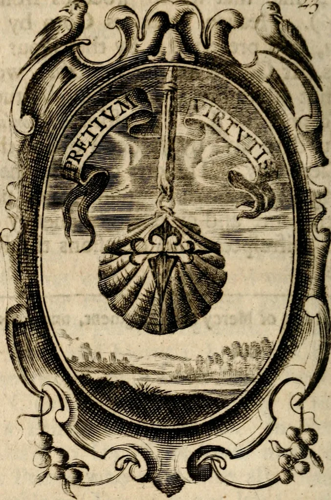 An illustration from The royal politician represented in one hundred emblems, 1700, leaf 197