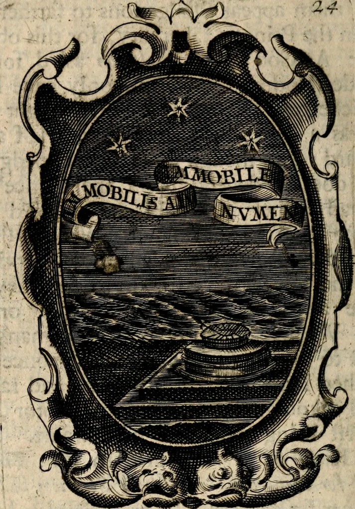 An illustration from The royal politician represented in one hundred emblems, 1700, leaf 205