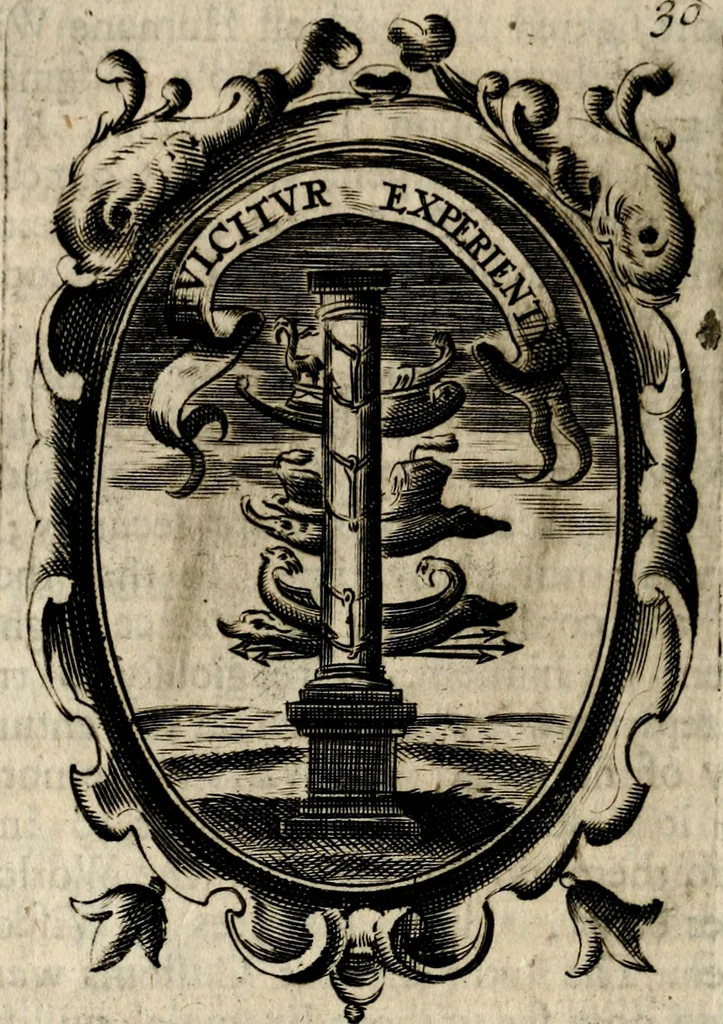 An illustration from The royal politician represented in one hundred emblems, 1700, leaf 241