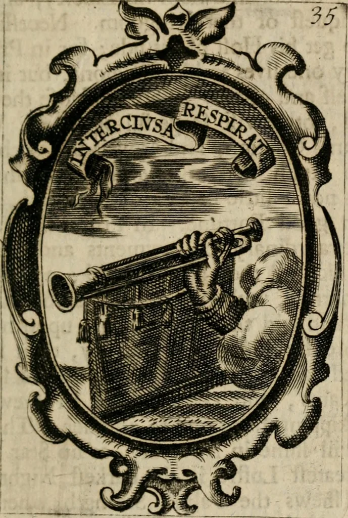 An illustration from The royal politician represented in one hundred emblems, 1700, leaf 282