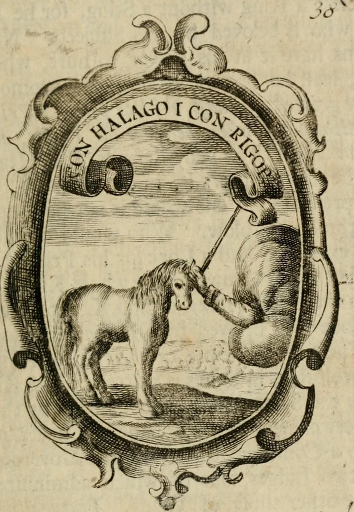 An illustration from The royal politician represented in one hundred emblems, 1700, leaf 300