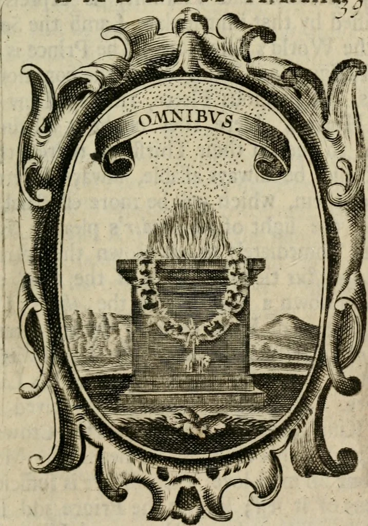 An illustration from The royal politician represented in one hundred emblems, 1700, leaf 306