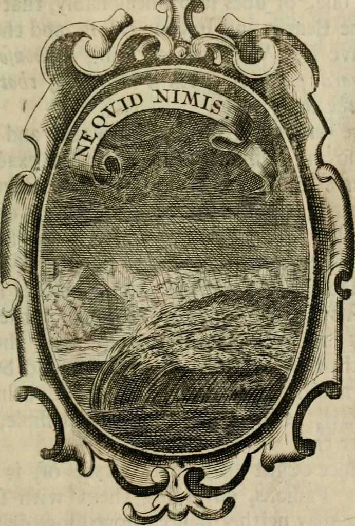 An illustration from The royal politician represented in one hundred emblems, 1700, leaf 318
