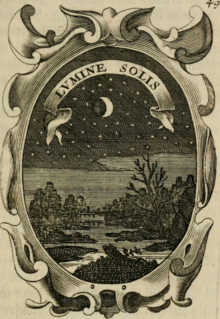 An illustration from The royal politician represented in one hundred emblems, 1700, leaf 376