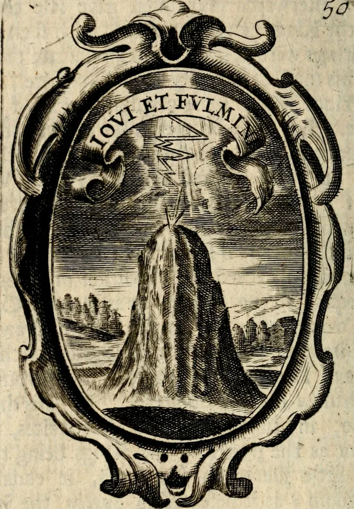 An illustration from The royal politician represented in one hundred emblems, 1700, leaf 383