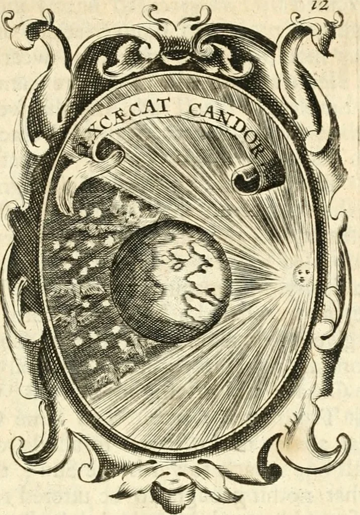 An illustration from The royal politician represented in one hundred emblems, 1700, leaf 114