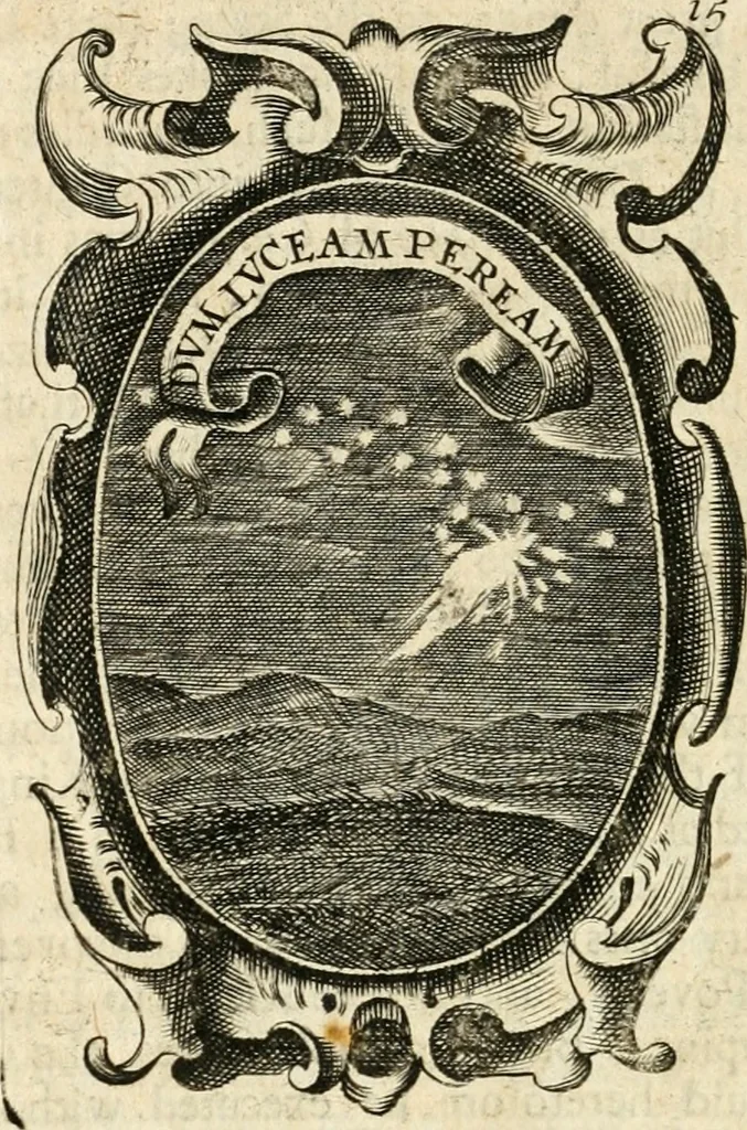 An illustration from The royal politician represented in one hundred emblems, 1700, leaf 137