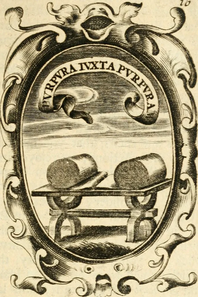 An illustration from The royal politician represented in one hundred emblems, 1700, leaf 142