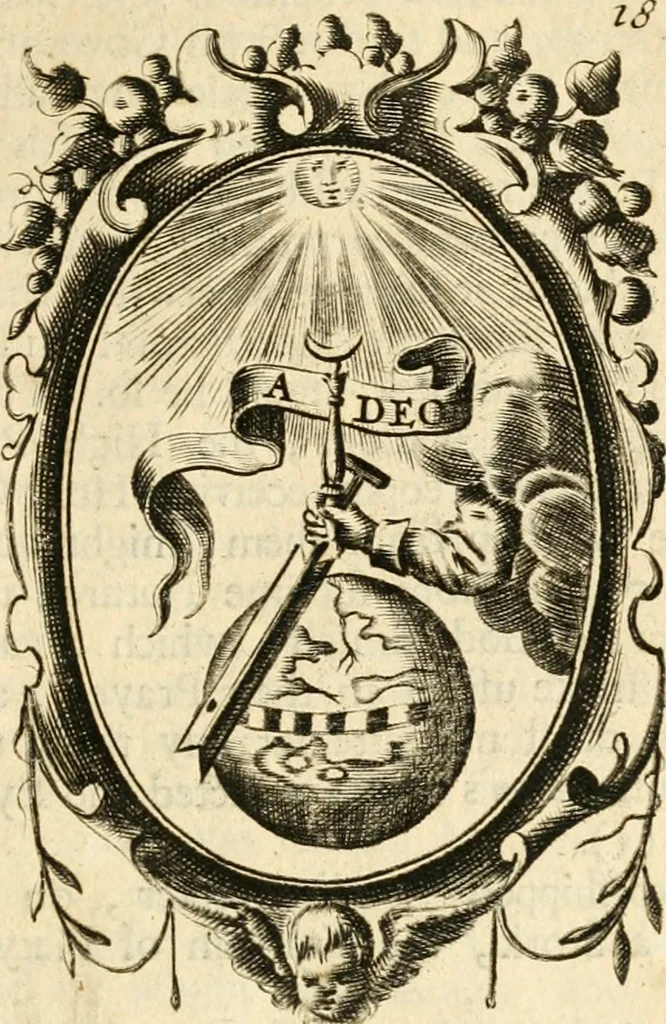 An illustration from The royal politician represented in one hundred emblems, 1700, leaf 152