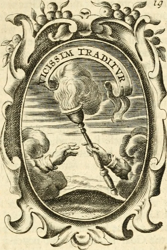 An illustration from The royal politician represented in one hundred emblems, 1700, leaf 164
