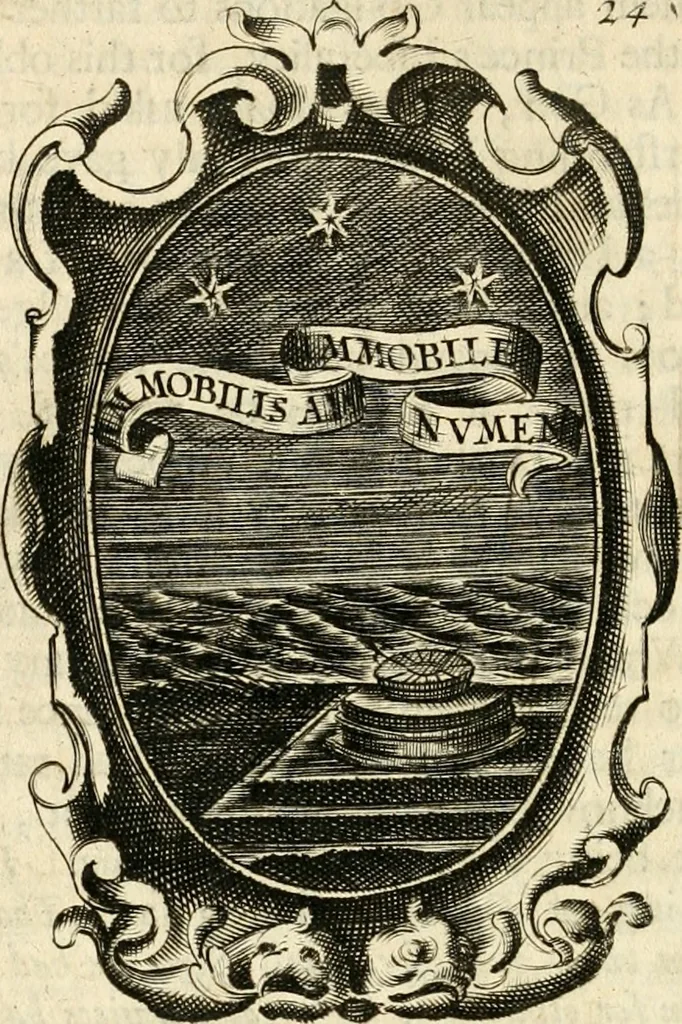 An illustration from The royal politician represented in one hundred emblems, 1700, leaf 205