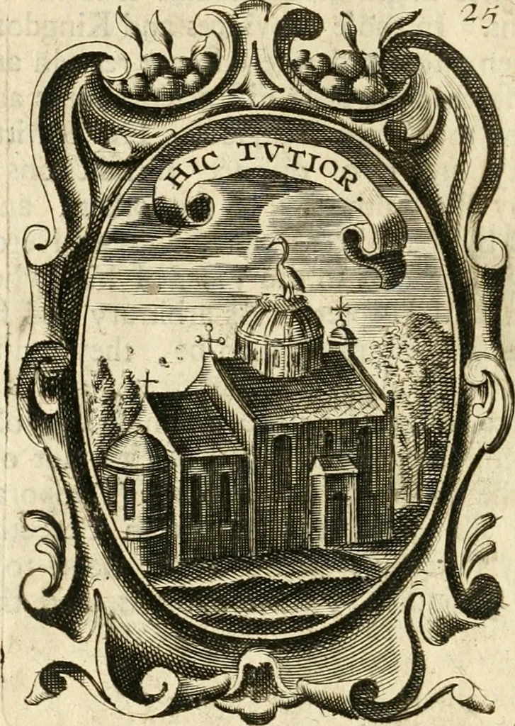 An illustration from The royal politician represented in one hundred emblems, 1700, leaf 211