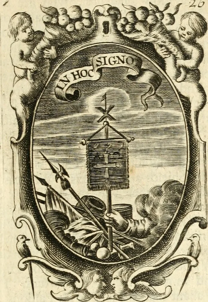 An illustration from The royal politician represented in one hundred emblems, 1700, leaf 216