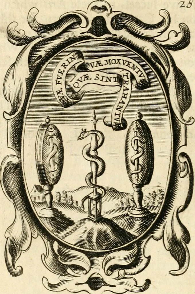 An illustration from The royal politician represented in one hundred emblems, 1700, leaf 229