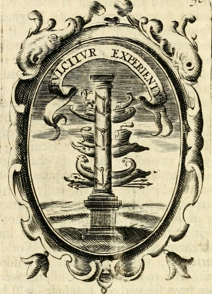 An illustration from The royal politician represented in one hundred emblems, 1700, leaf 241