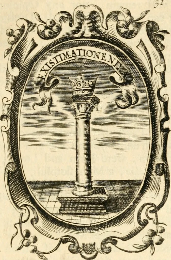 An illustration from The royal politician represented in one hundred emblems, 1700, leaf 252